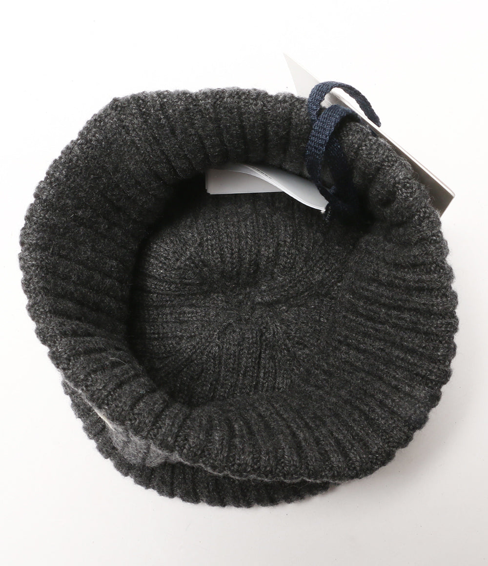 モンクレール 美品 ニット帽 D2 091 グレー カシミヤ100％ メンズ MONCLER
