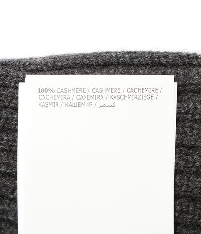 モンクレール 美品 ニット帽 D2 091 グレー カシミヤ100％ メンズ MONCLER
