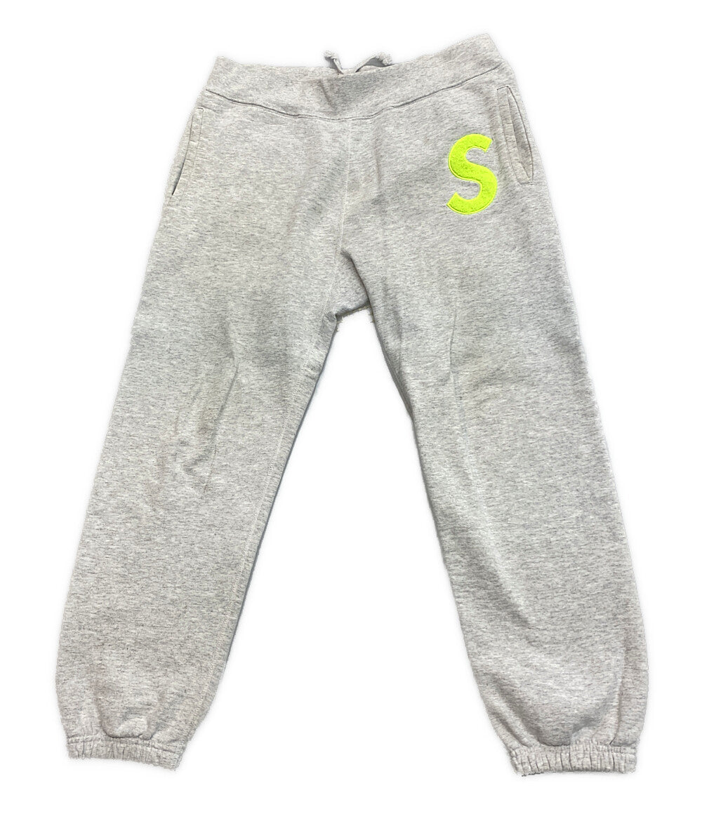 Supreme パンツ S Logo sweat pant Ash Grey 19AW メンズ SIZE S シュプリーム