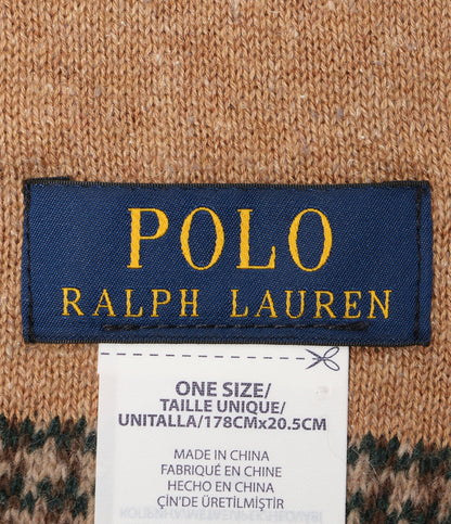 ポロ・ラルフローレン マフラー パッチワーク ウール 柄 メンズ SIZE ONE SIZE POLO RALPH LAUREN