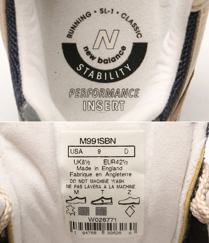 ニューバランス スニーカー UKモデル M991SBN メンズ SIZE 8 1/2 new balance