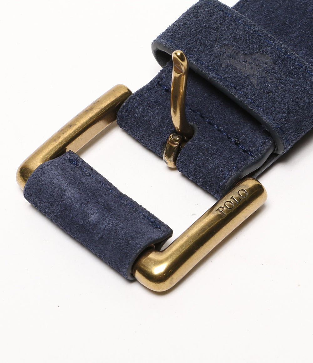 ポロ・ラルフローレン ベルト スウェード ゴールドバックル メンズ SIZE 34 POLO RALPH LAUREN