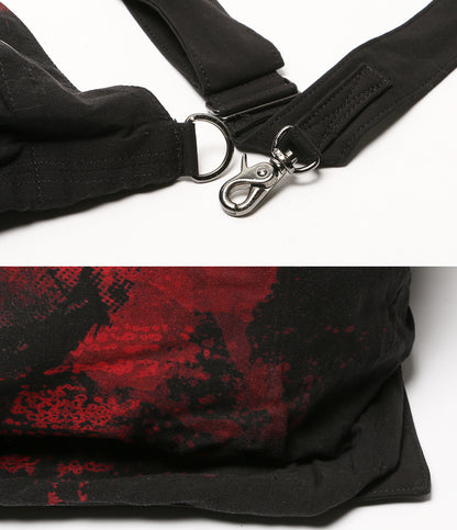 ヨウジヤマモトプールオム 総柄ショルダーバッグ HR-I41-236 メンズ YOHJI YAMAMOTO POUR HOMME
