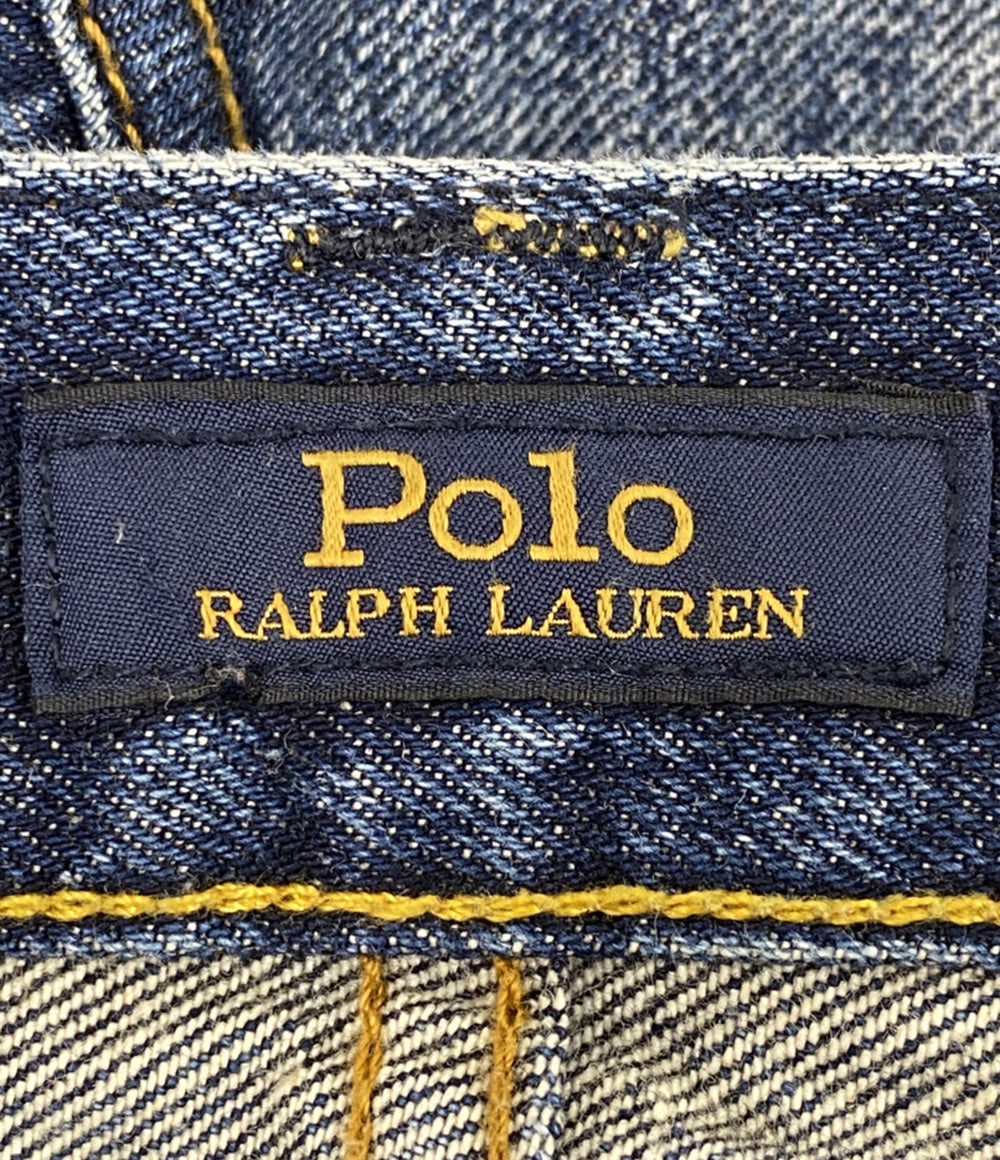 POLO RALPH LAUREN デニムパンツ VARICK SLIM STRAIGHT ディストレスト メンズ SIZE 34 ポロ・ラルフローレン