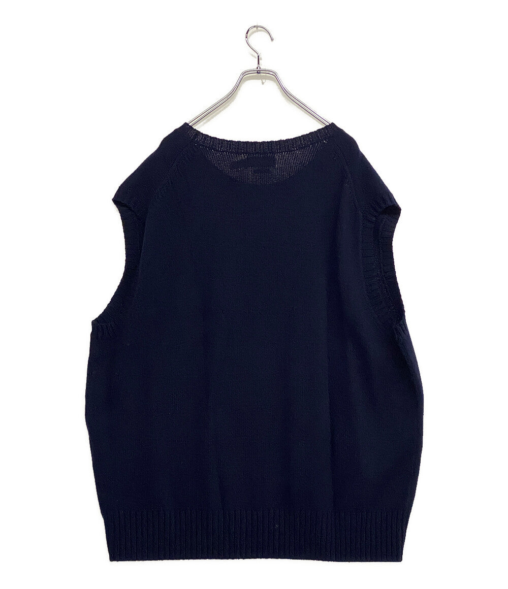 美品 POLO RALPH LAUREN 25FW ビッグフィットフラッグセーターベスト メンズ SIZE L ポロ・ラルフローレン