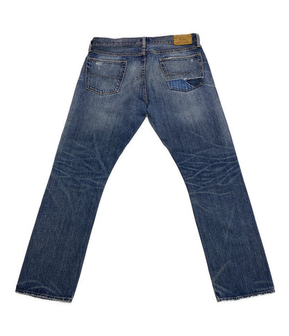 POLO RALPH LAUREN デニムパンツ VARICK SLIM STRAIGHT ディストレスト メンズ SIZE 34×32 ポロ・ラルフローレン