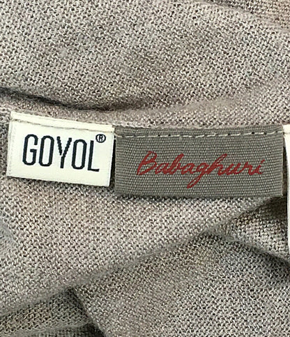 ババグーリ 長袖ワンピース ニット カシミヤ ベージュ J0448XGY003M レディース SIZE - Babaghuri