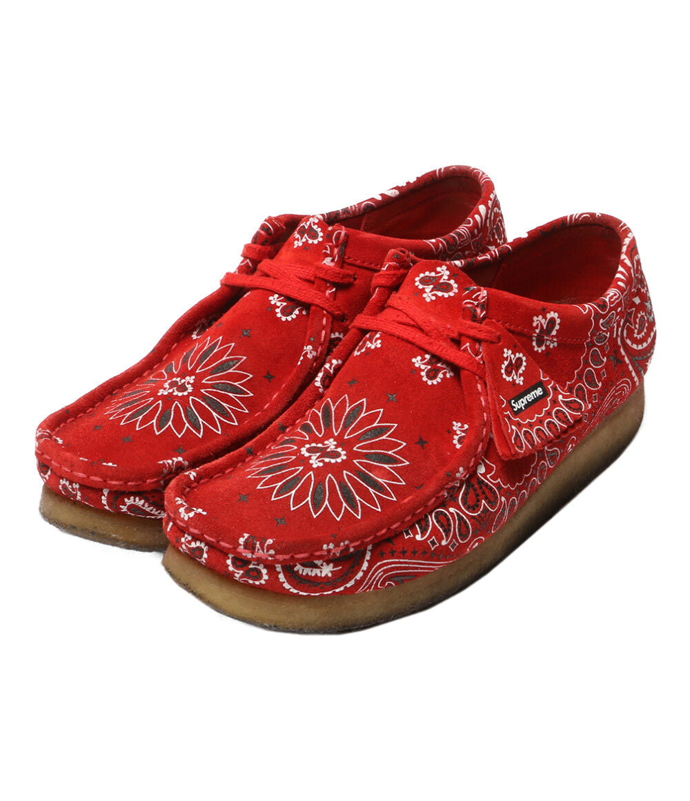 クラークス シュプリーム ワラビーブーツ ペイズリー メンズ SIZE 9 Clarks × supreme