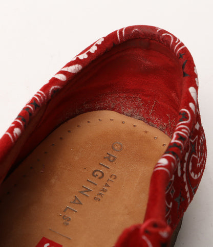 クラークス シュプリーム ワラビーブーツ ペイズリー メンズ SIZE 9 Clarks × supreme