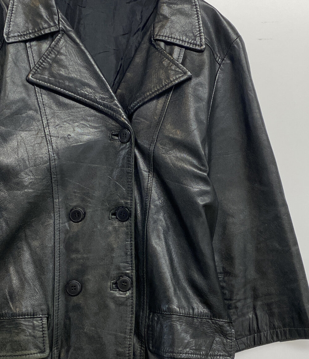 ジャンポール・ゴルチェ レザージャケット Pコート 90s レディース SIZE - JEAN PAUL GAULTIER