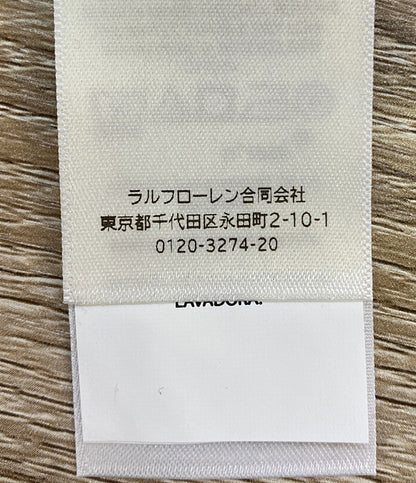 美品 RALPH LAUREN 長袖シャツ ネル チェック パープル メンズ SIZE L ラルフローレン
