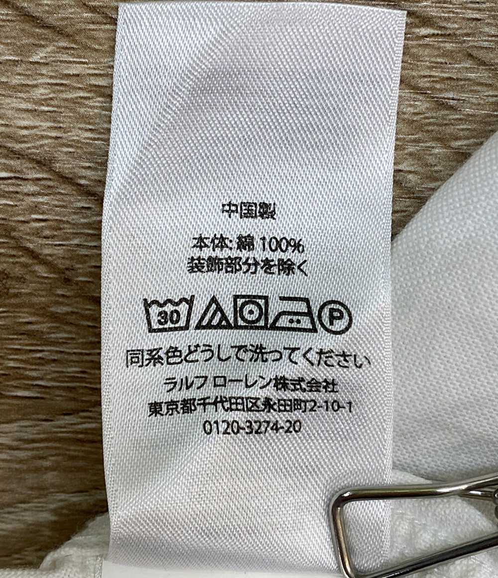 POLO RALPH LAUREN 長袖シャツ CLASSIC FIT ワーク ホワイト チンスト メンズ SIZE L ポロ・ラルフローレン