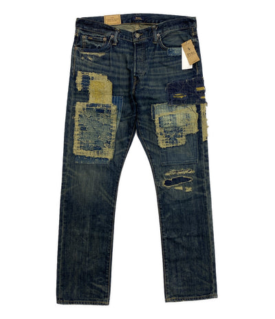 美品 POLO RALPH LAUREN デニムパンツ THE VARICK SLIM STRAIGHT メンズ SIZE W34 ポロ・ラルフローレン