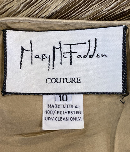 メアリー マクファデン カットソー プリーツ ゴールド レディース SIZE 10 MaryMcFadden