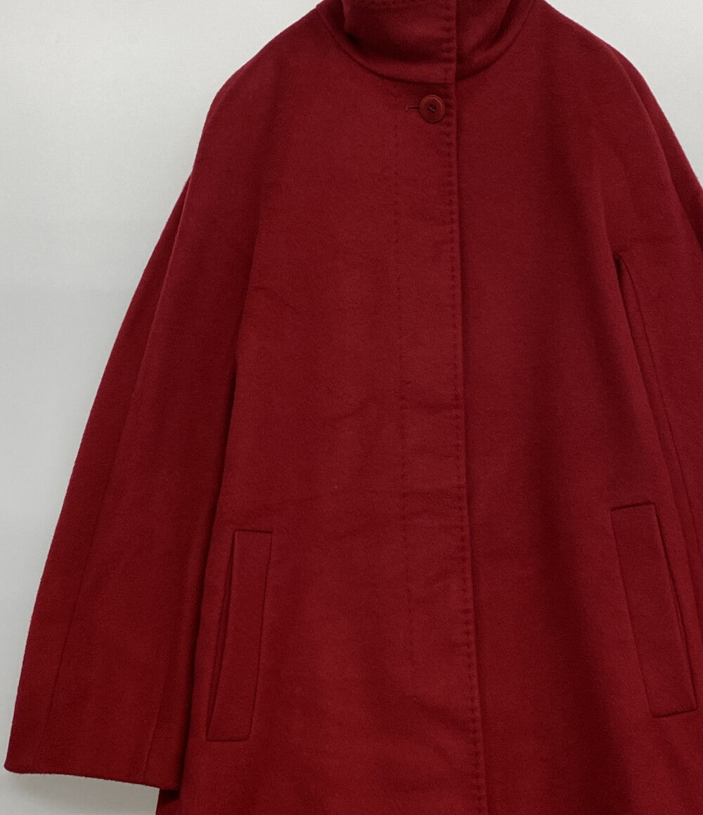 MAX MARA レッド ウールコート レディース SIZE 42 マックスマーラ