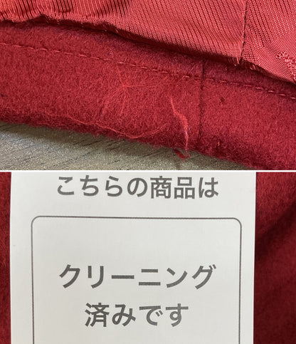MAX MARA レッド ウールコート レディース SIZE 42 マックスマーラ