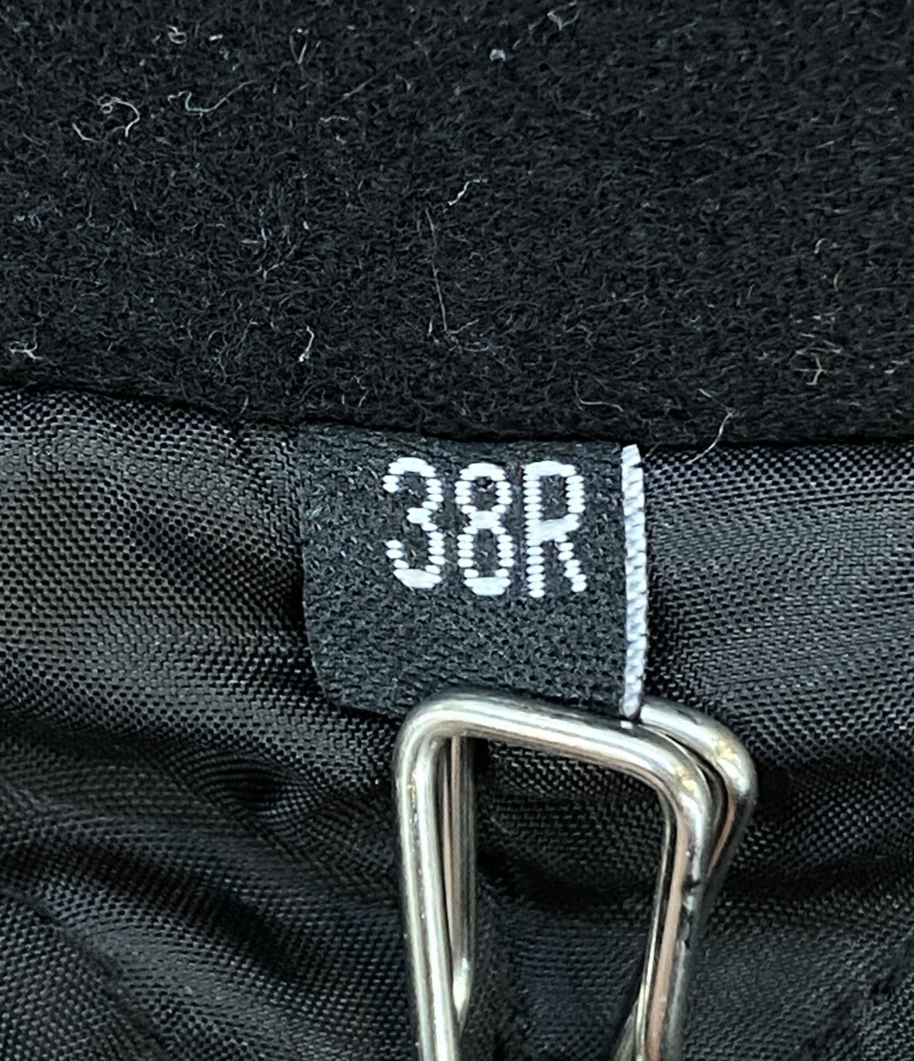 HOUSTON ピーコート ブラック 16WP26 38R 13 スターボタン メンズ SIZE 38 ヒューストン
