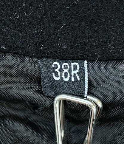 HOUSTON ピーコート ブラック 16WP26 38R 13 スターボタン メンズ SIZE 38 ヒューストン