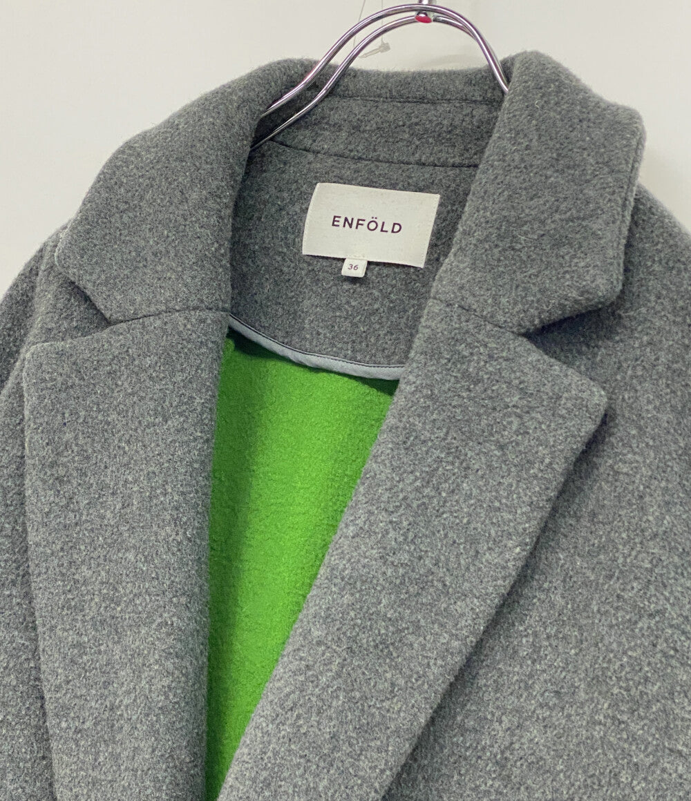 ENFOLD ダブルビーバースリットコート 300BA230 レディース SIZE 36 エンフォルド