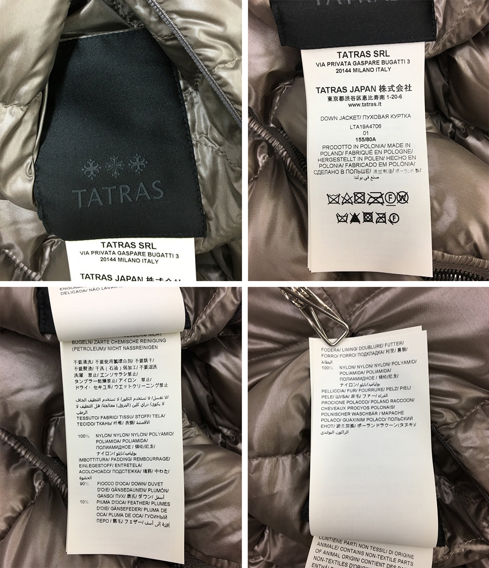 TATRAS ダウンコート フード リバーシブル LTA19A4706 レディース SIZE 01 タトラス