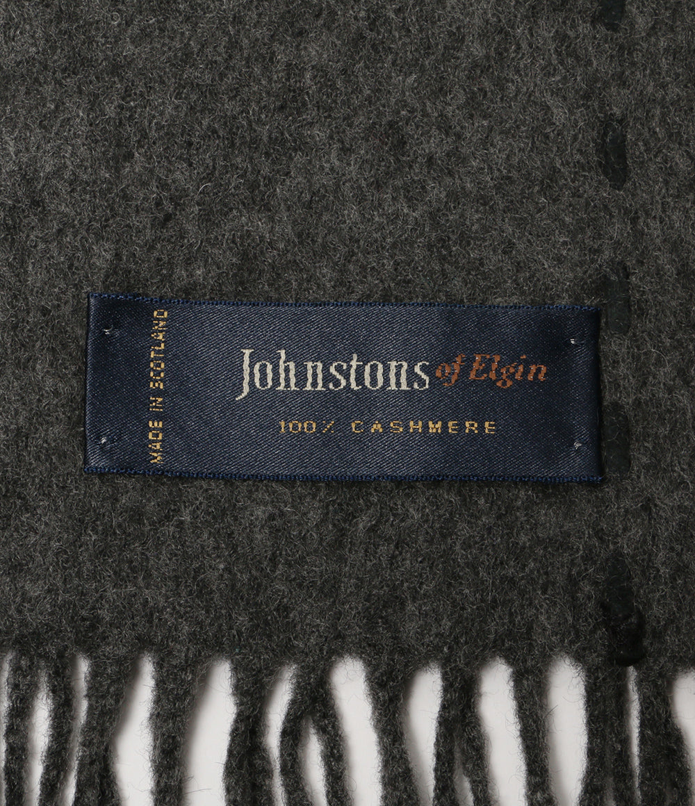 johnstons of elgin ジョンストンズ オブ エルガン マフラー カシミヤ メンズ
