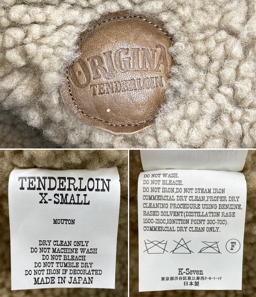 テンダーロイン ムートンコート ボア メンズ SIZE XS TENDERLOIN