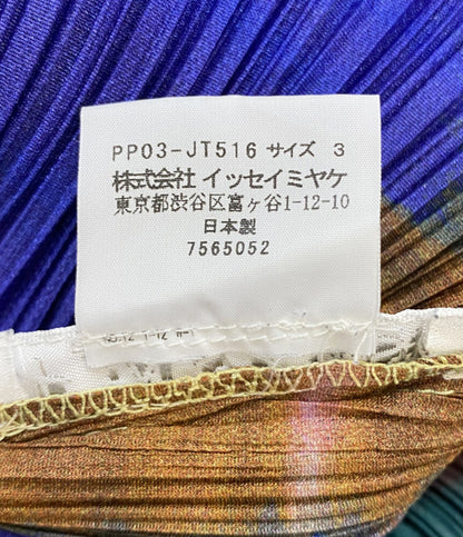 ISSEY MIYAKE ノースリーブワンピース PLEATS PLEASE PP03-JT516 レディース SIZE 3 イッセイミヤケ