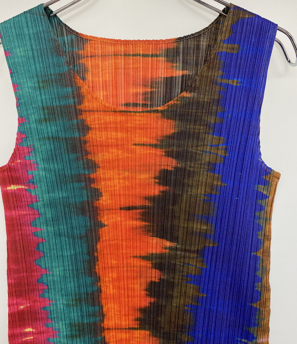 ISSEY MIYAKE ノースリーブワンピース PLEATS PLEASE PP03-JT516 レディース SIZE 3 イッセイミヤケ