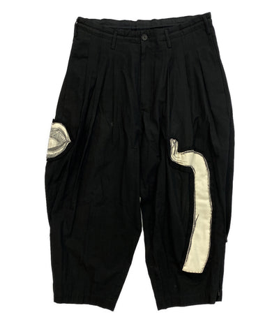 YOHJI YAMAMOTO POUR HOMME サイドジップパッチワークパンツ ワイドパンツ 22ss メンズ SIZE 2 ヨウジヤマモトプールオム