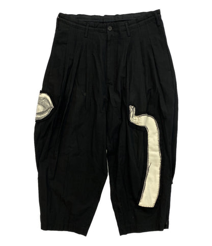 YOHJI YAMAMOTO POUR HOMME サイドジップパッチワークパンツ ワイドパンツ 22ss メンズ SIZE 2 ヨウジヤマモトプールオム