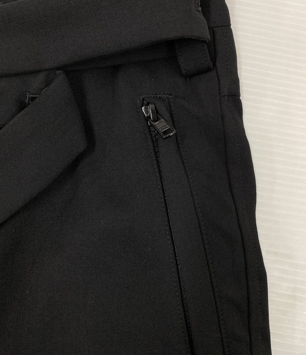 YOHJI YAMAMOTO POUR HOMME テープアレンジウールギャバジンパンツ 20ss HN-P54-100 メンズ SIZE 2 ヨウジヤマモトプールオム