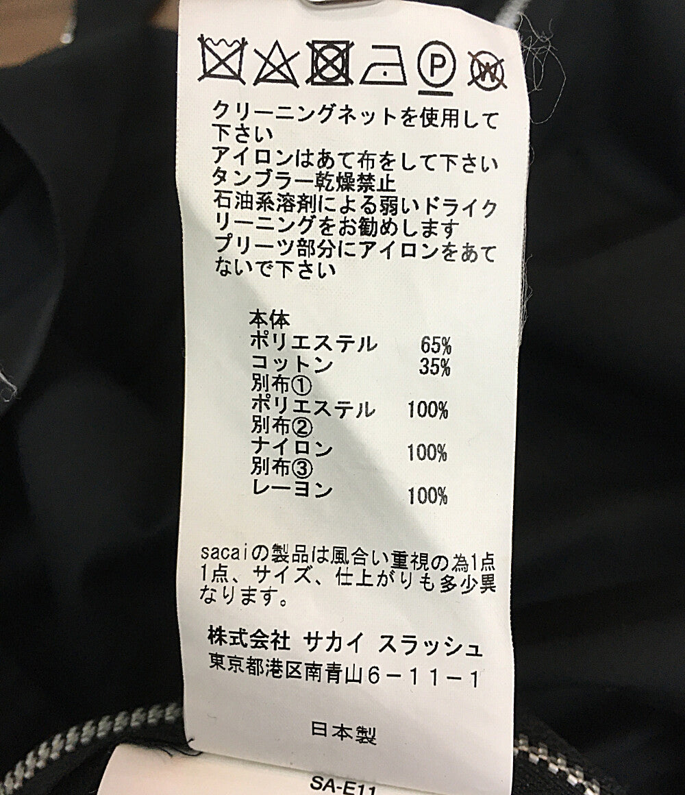sacai 長袖ワンピース 17-03425 レディース SIZE 2 サカイ