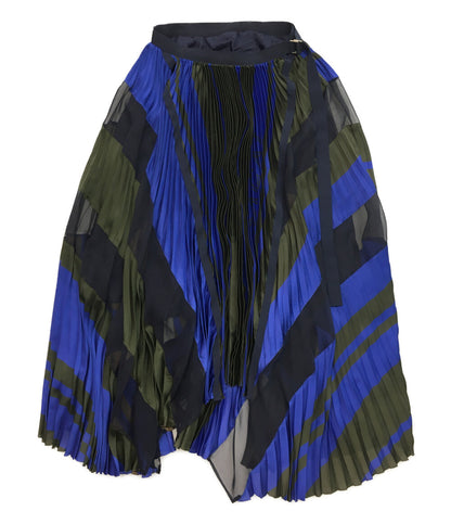 sacai プリーツスカート ブルー系 19AW 19-04693 レディース SIZE 1 サカイ