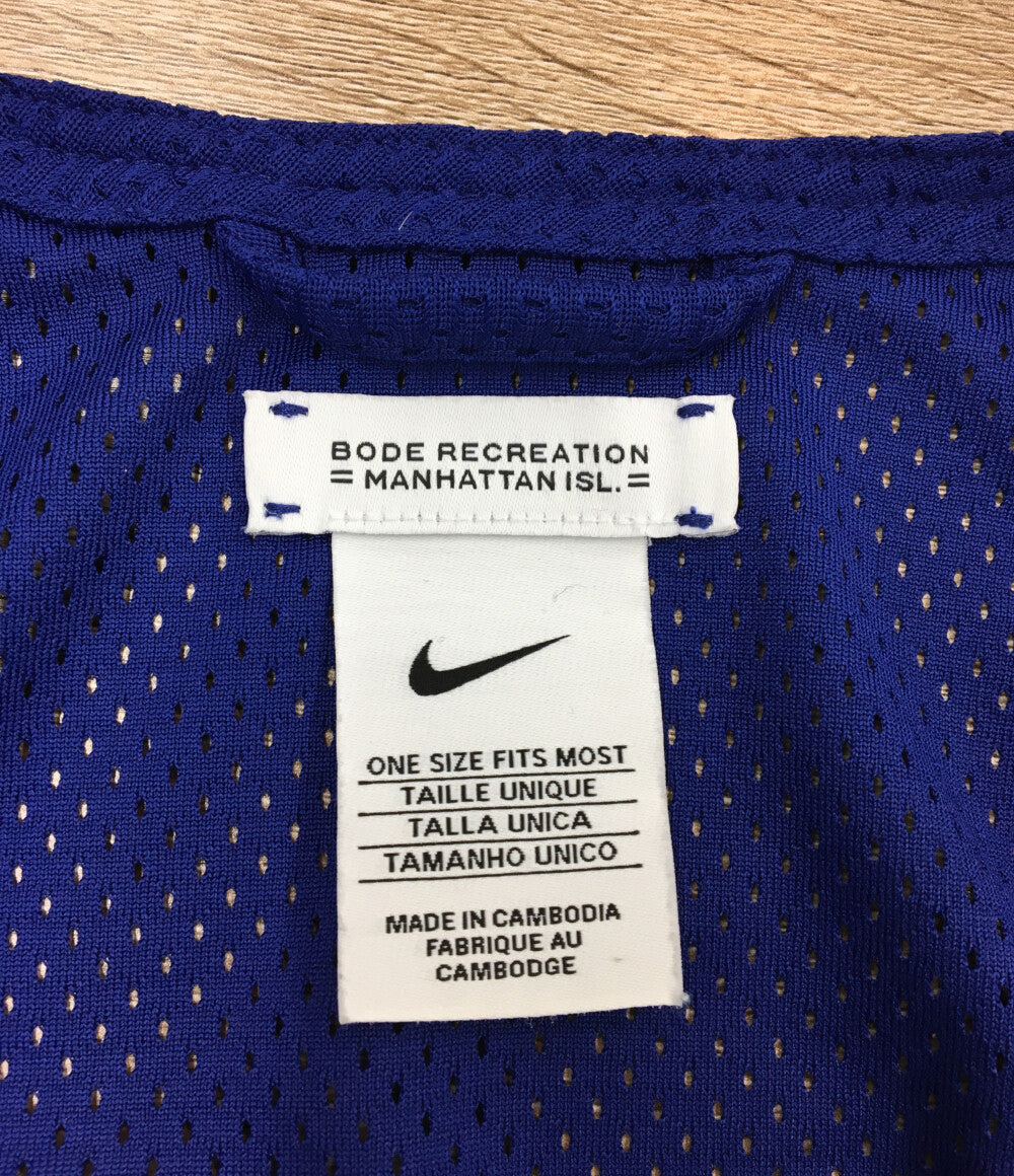Nike×Bode ナイキ ボーディ メッシュベスト コラボ ブルー メンズ SIZE 1