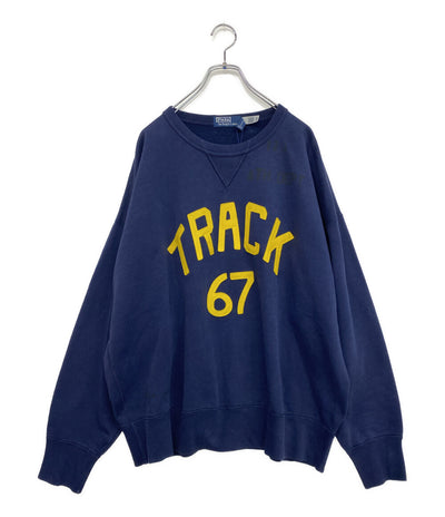 RALPH LAUREN スウェット ヴィンテージフィット グラフィック 前V ネイビー メンズ SIZE XL ラルフローレン