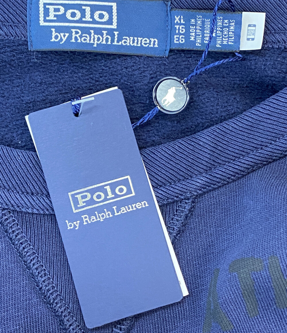 RALPH LAUREN スウェット ヴィンテージフィット グラフィック 前V ネイビー メンズ SIZE XL ラルフローレン