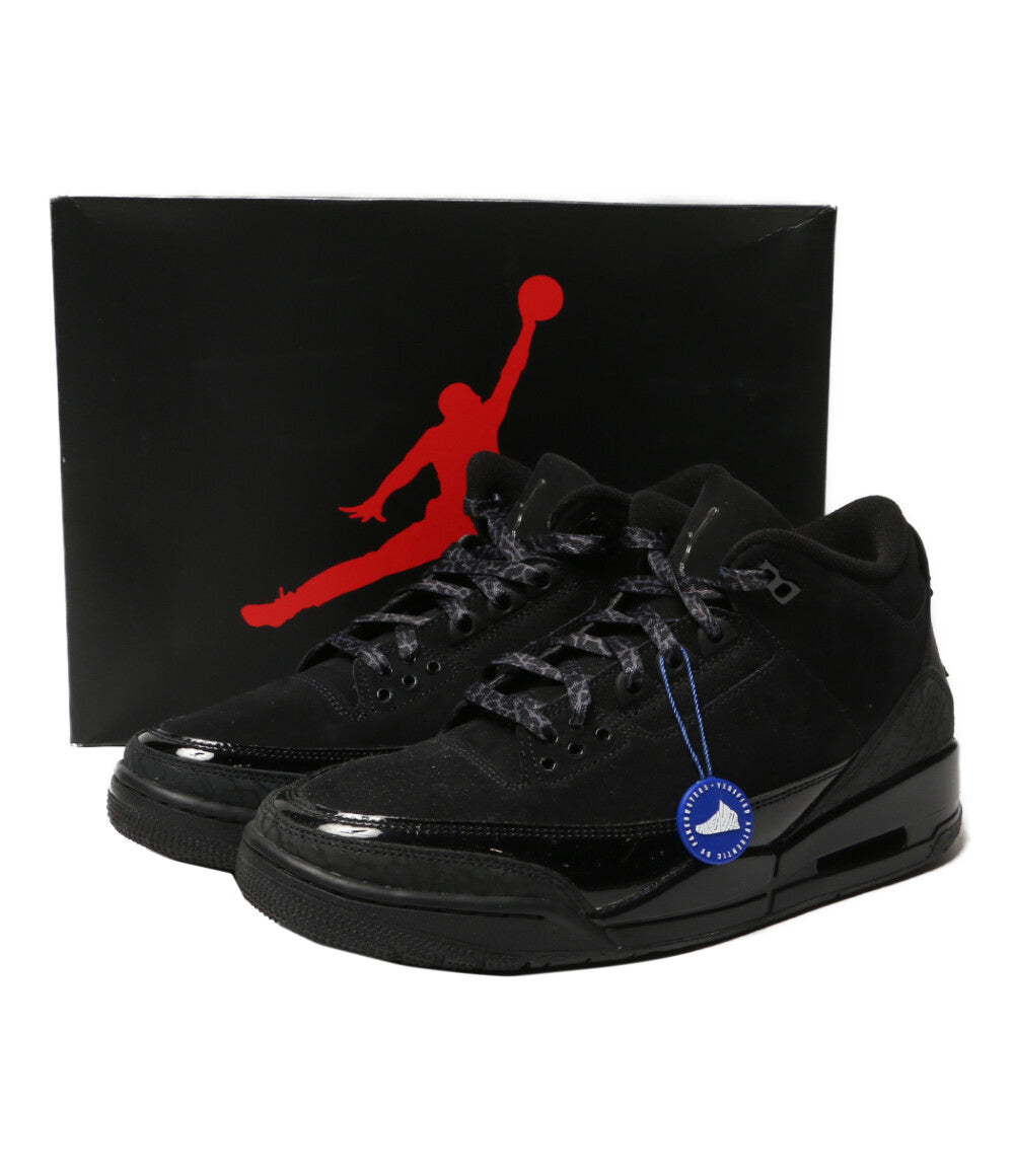 美品 NIKE スニーカー エア ジョーダン3 Black Cat 2025 CT8532-001 メンズ SIZE 27.5cm ナイキ