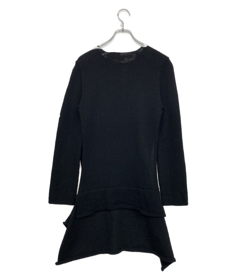 COMME des GARCONS 長袖ニット ペイント加工 2022AW GJ-N009 レディース SIZE S コムデギャルソン