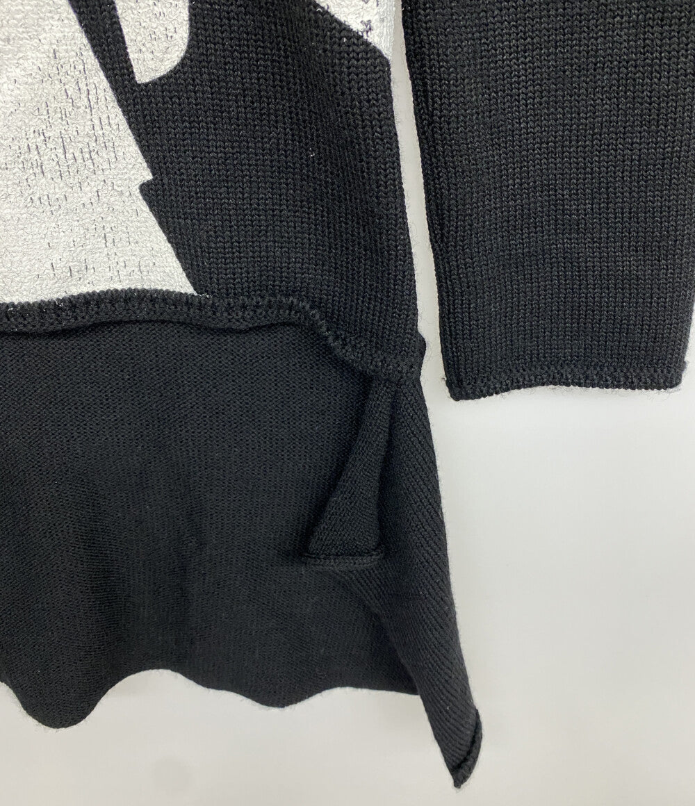 COMME des GARCONS 長袖ニット ペイント加工 2022AW GJ-N009 レディース SIZE S コムデギャルソン