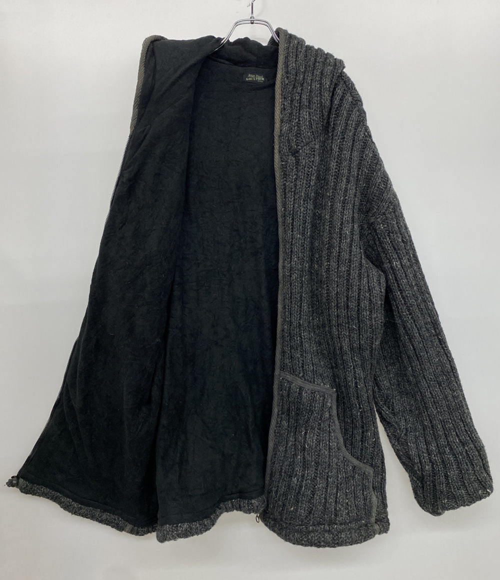 ジャンポールゴルチエ ニットジャケット フルジップ フード メンズ SIZE - JEAN PAUL GAULTIER HOMME