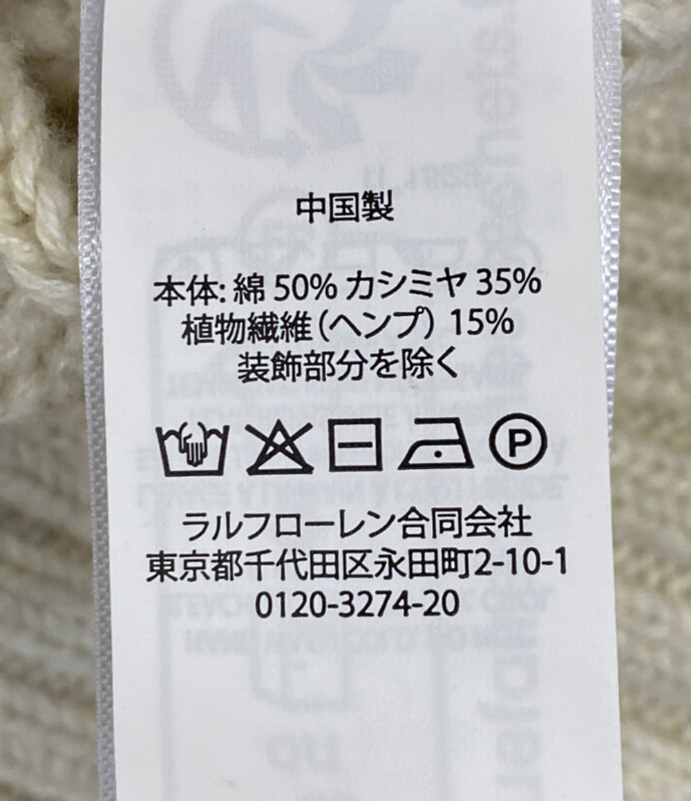 美品 POLO RALPH LAUREN ニット エンブロイダリー コットンブレンド クリケット メンズ SIZE M ポロ・ラルフローレン