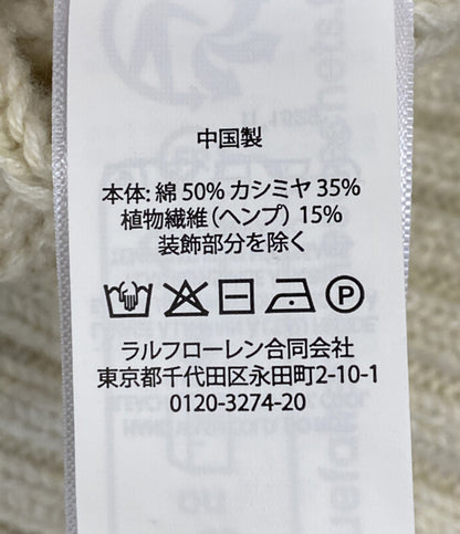 美品 POLO RALPH LAUREN ニット エンブロイダリー コットンブレンド クリケット メンズ SIZE M ポロ・ラルフローレン