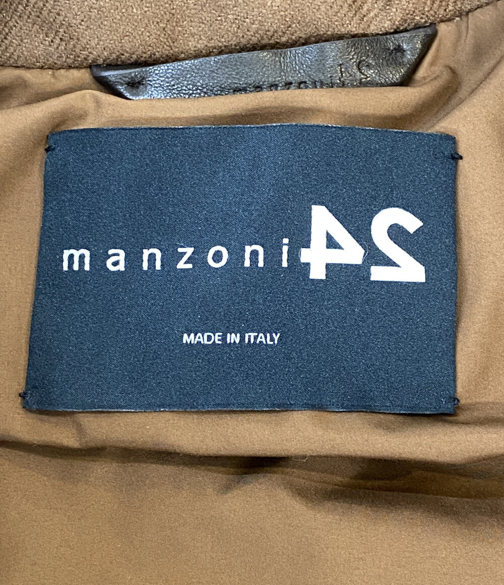 manzoni24 マンツォーニ24 フィールドジャケット ブラウン M65 ウール Z1119U016-GQ メンズ SIZE 1