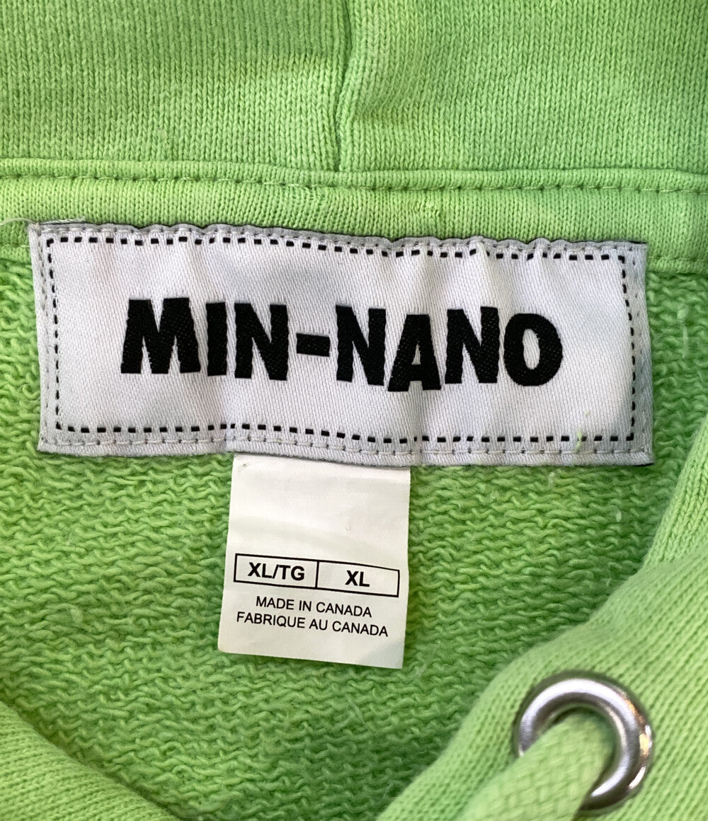 MIN-NANO × Creek ANGLER'S DEVICE ミンナノ クリークアングラーズデバイス パーカー グリーン メンズ SIZE XL