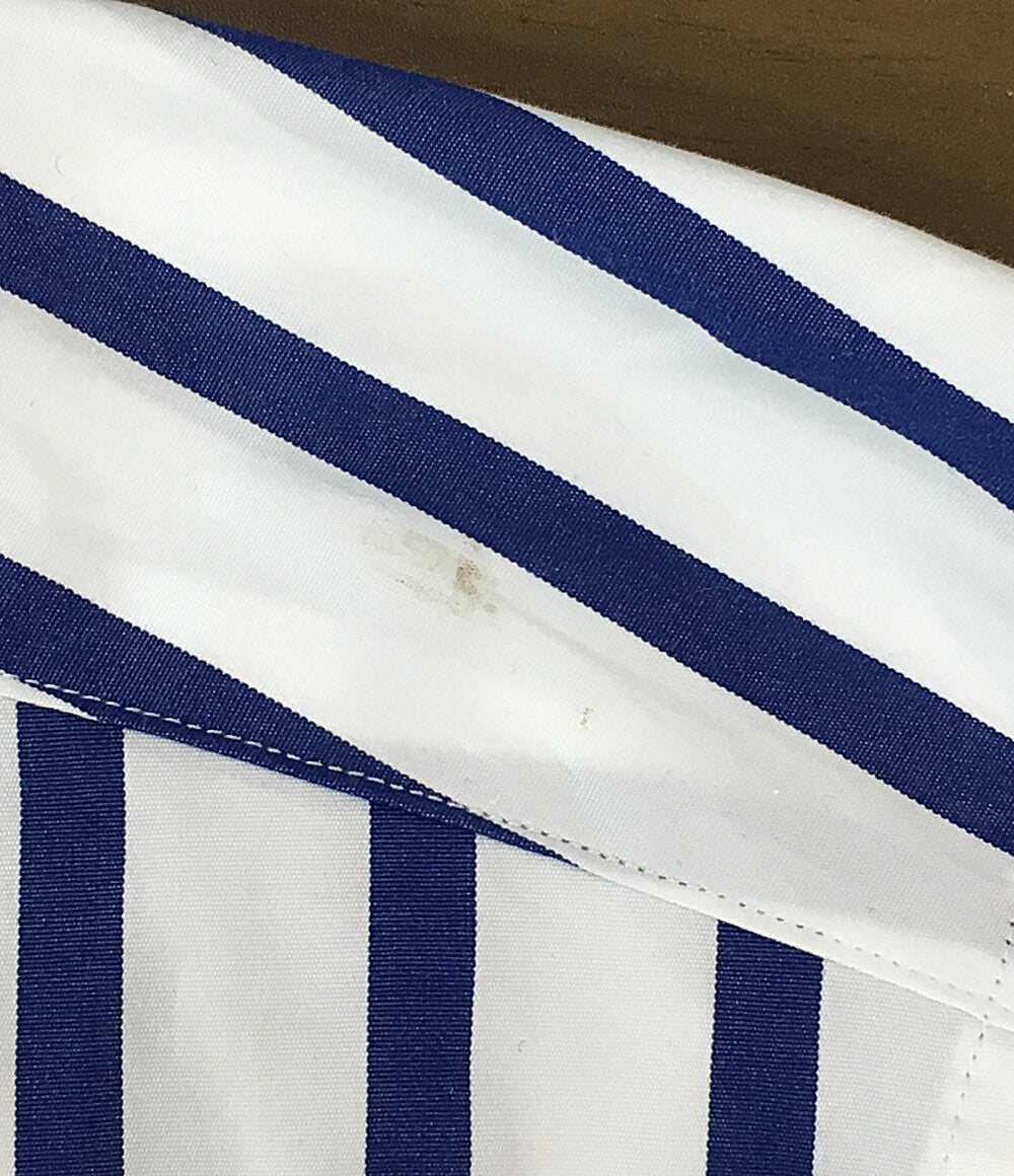 美品 POLO RALPH LAUREN 長袖シャツ ワイドストライプ ボタンダウン CLASSIC FIT メンズ SIZE L ポロ・ラルフローレン
