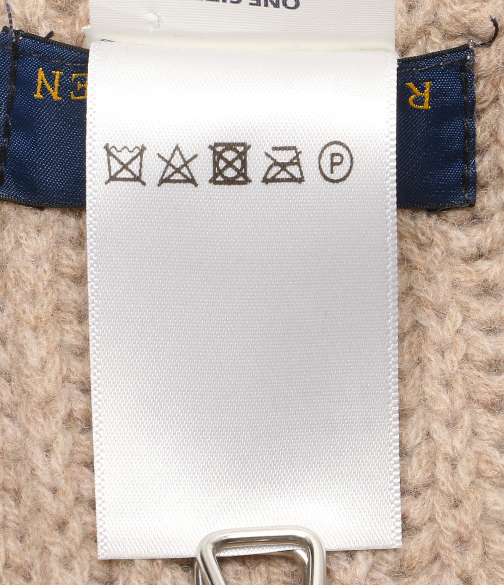 POLO RALPH LAUREN マフラー ウール ベージュ メンズ SIZE ONE SIZE ポロ・ラルフローレン