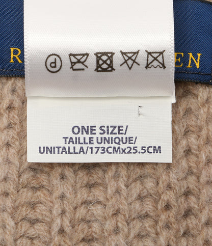 POLO RALPH LAUREN マフラー ウール ベージュ メンズ SIZE ONE SIZE ポロ・ラルフローレン