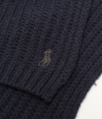 POLO RALPH LAUREN マフラー ウール ネイビー メンズ SIZE ONE SIZE ポロ・ラルフローレン