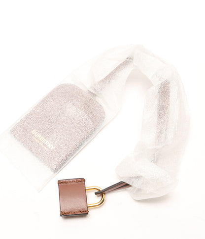 美品 BURBERRY 2WAY ショルダーバッグ CUBE レディース バーバリー