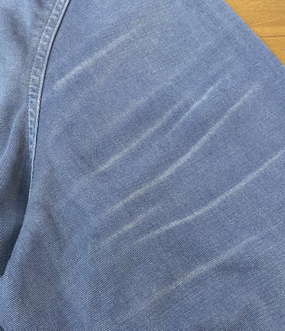 美品 RALPH LAUREN ジャケット ワーク ユーロワークデザイン USED加工 ネイビー メンズ SIZE L ラルフローレン